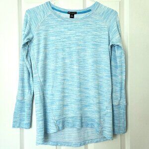 Champion Elite Blue Marbled Long Sleeve Tee